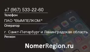 Кто звонил с 9675332260 - регион и оператор